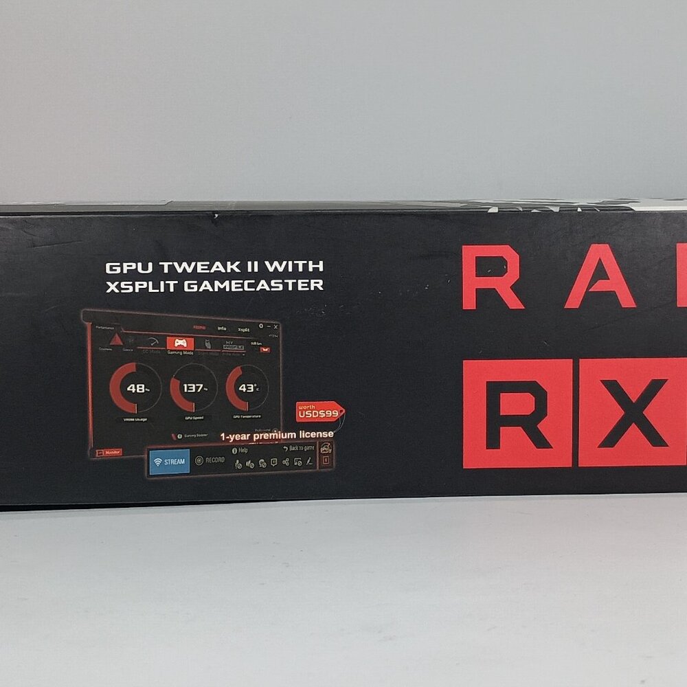 "NEW IN BOX" ASUS AMD Radeon RX 580 4GB GDDR5 Graphics Card (DUAL-RX580-O4G) - Picture 5 of 8